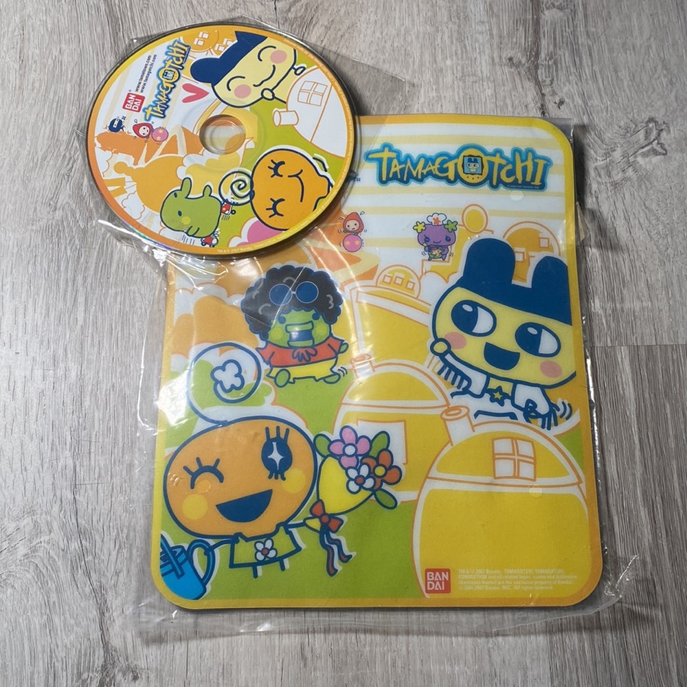 NEW Tamagotchi Mouse Pad and CD-ROM